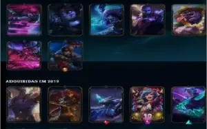 Conta lol plat com 48 champs + 19 skins + ultimate do udyr