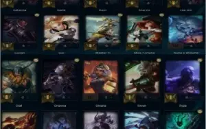 Conta lol plat com 48 champs + 19 skins + ultimate do udyr