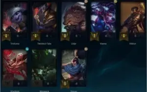 Conta lol plat com 48 champs + 19 skins + ultimate do udyr