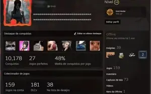 CONTA STEAM NÍVEL 34 - 150 JOGOS - SEM BAN