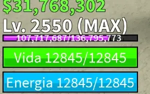 Roblox - Blox Fruits Conta Level 2550 Max Barato