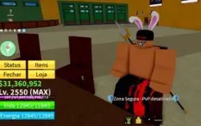 Roblox - Blox Fruits Conta Level 2550 Max Barato