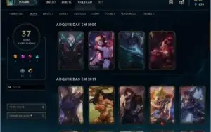 Conta de LeagueOfLegends muito boa varias Skins e champs !!!
