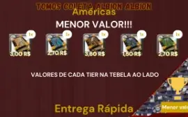 Tomos de coleta Albion - Américas