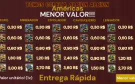 Tomos de coleta Albion - Américas