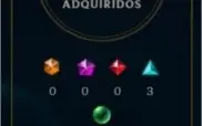 Conta LoL criada em 2012 várias skins, ícones, emotes, etc