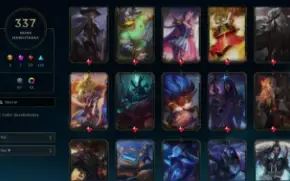 conta LoL e VALORANT com 337 skins, lvl 550, acesso completo