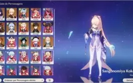 Genshin Impact AR 57 - [America] - 12 personagens 5*