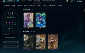 Vendo Conta Diamante   141 Skin