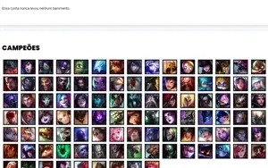 Conta prata 3 com 54 Skins e 99 Champs