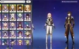 AR41 - Tighnari + Zhongli + Jean + Keqing + Collei