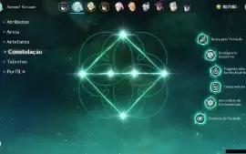 GENSHIN IMPACT - AR55, 7Personagens T5 e 6 Armas T5