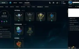 Conta LOL Plat 1 (ex D3) - 128 Skins - PROMOÇÃO RELÂMPAGO