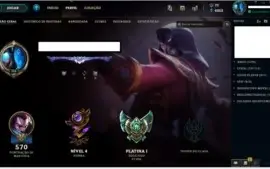 Conta LOL Plat 1 (ex D3) - 128 Skins - PROMOÇÃO RELÂMPAGO