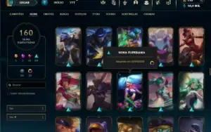 Ouro 3 com 100 Champs e 160 Skins + Urfwick
