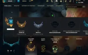 Ouro 3 com 100 Champs e 160 Skins + Urfwick