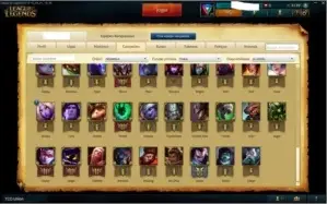 Conta Prata 2 Quase todos Champions e muita skin