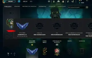 conta lol diamante 4