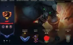 CONTA D1 FULL CHAMPS CRIADA DA SEASON 3 277 SKINS