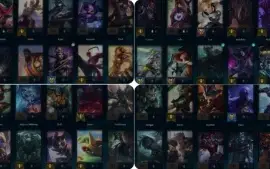 Conta LOL Nível 201, DI soloq e D4 flex, 119 champs 47 skins
