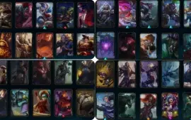 Conta LOL Nível 201, DI soloq e D4 flex, 119 champs 47 skins