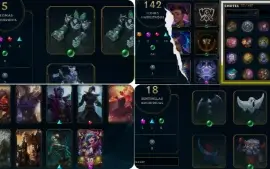 Conta LOL Nível 201, DI soloq e D4 flex, 119 champs 47 skins