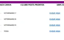 +12.000 POSTS PRONTOS ( Canva) (100% Editaveis)