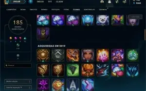 CONTA D2 DE LEAGUE OF LEGENDS COM MUITA SKIN