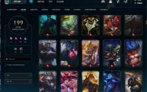 CONTA D2 DE LEAGUE OF LEGENDS COM MUITA SKIN