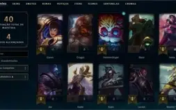 Conta League of Legends Bronze 1 MD10 9/10