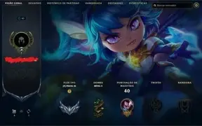 Conta League of Legends Bronze 1 MD10 9/10