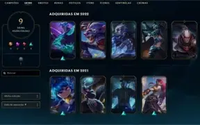 Conta League of Legends Bronze 1 MD10 9/10