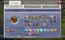 Conta clash of clans top