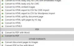 CONVERTO ARQUIVOS PDF, DOCX, TXT, RTF, ODT, HTML E HTML5