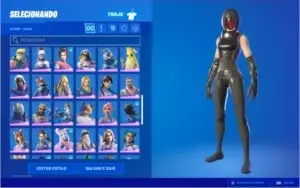 CONTA FORTNITE COM BASTANTE SKIN DE LOJA