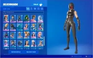 CONTA FORTNITE COM BASTANTE SKIN DE LOJA