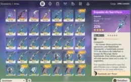 Genshin Impact / AR 22 +QIQI+RAZOR+FISCHL+XIANGLING FULL 40