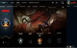 Conta league of legends 11 skins e 43 campeões