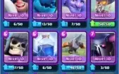 CONTA CLASH ROYALE REI NV11 COM TODAS AS CARTAS,COM 4206 TRO