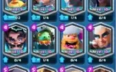 CONTA CLASH ROYALE REI NV11 COM TODAS AS CARTAS,COM 4206 TRO