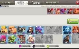 Conta clash of Clans (cv 7 quaze full)