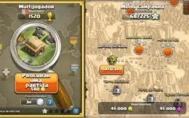 Conta clash of Clans (cv 7 quaze full)