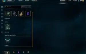 CONTA UNRANKED SMURF 20 CHAMPS 4 SKINS