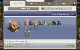 Conta Clash of Clans CV 10