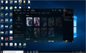Conta LOL Platina 4 98 campeões  56 skins habilitadas