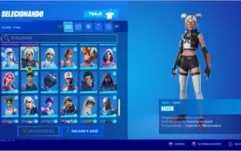 Conta Fortnite 116 skins + todos os passes do capítulo 2