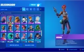 Conta Fortnite 116 skins + todos os passes do capítulo 2