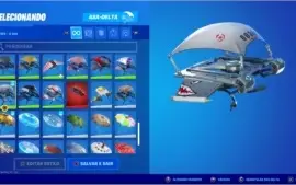 CONTA FORTNITE RARA COM CAVALEIRO NEGRO, IKONIK E MINTY