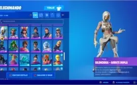 CONTA FORTNITE RARA COM CAVALEIRO NEGRO, IKONIK E MINTY