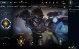 conta gold no lol 51 skins